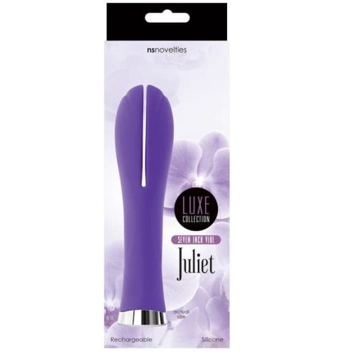Luxe Juliet Dual Seven Purple - G-pont vibrátor 16,5 cm