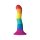 Colours Pride Edition 6 inch Wave Dildo Rainbow - élethű dildó 19 cm