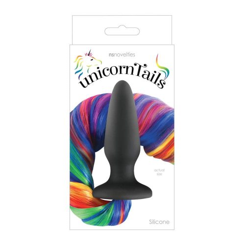 Unicorn Tails Rainbow - Anál plug 10,3 cm