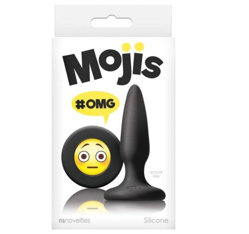Moji's OMG Black - Anál plug 8,5 cm