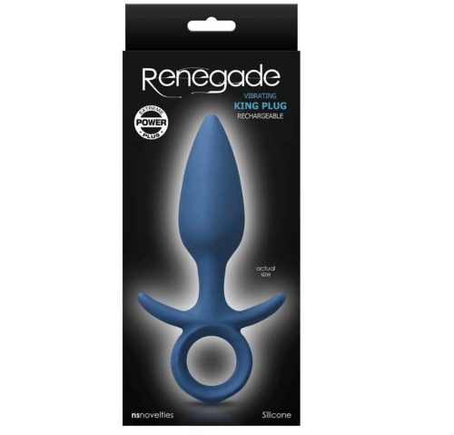 Renegade - King - Medium - Blue - Anál plug 15,4 cm