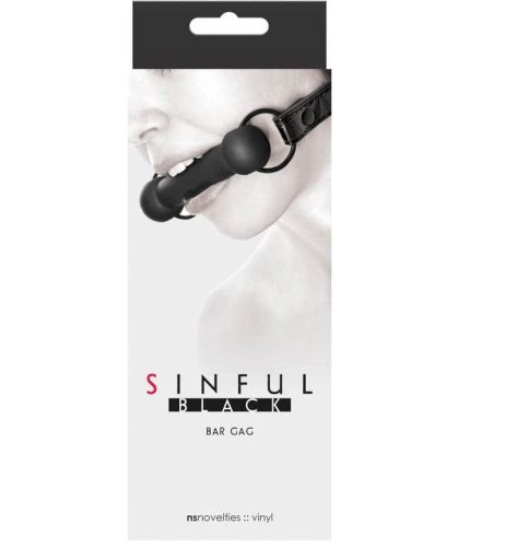 Sinful - Bar Gag - Black - Szájpecek