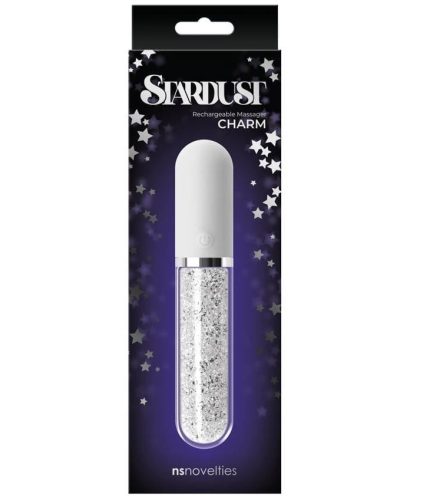 Stardust - Charm - White - Vibrátor 16,7 cm