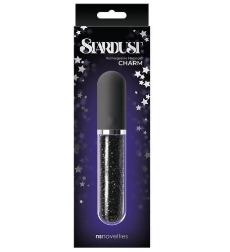Stardust - Charm - Black - Rúdvibrátor 16,7 cm