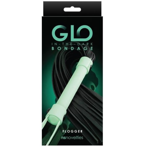 GLO Bondage - Flogger - Korbács 60 cm