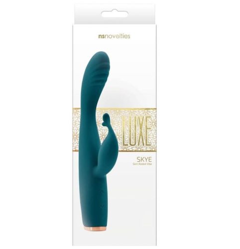 Luxe - Skye - Teal - G-pont vibrátor 18,8 cm