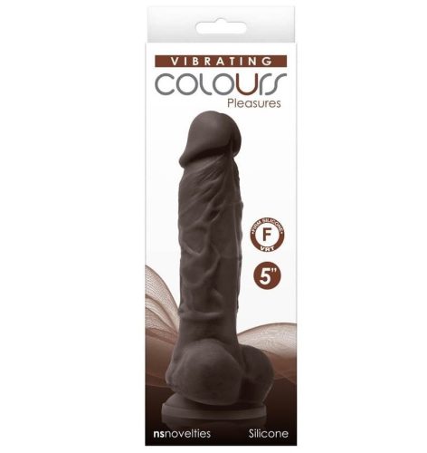 Colours - Pleasures - Vibrating - 5" Dildo - Élethű vibrátor 16,7 cm