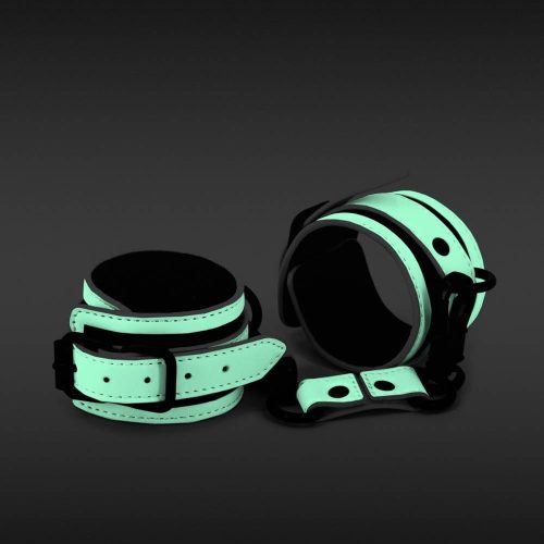 GLO Bondage - Wrist Cuff - Green - Bilincs
