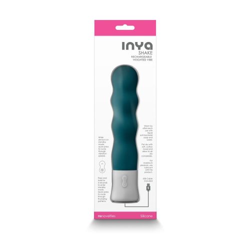INYA - Shake - Dark Teal - Rúdvibrátor 17,5 cm
