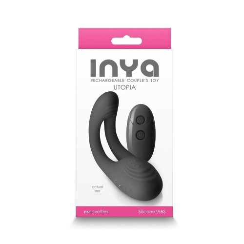 INYA - Utopia - Black - távirányítós vibrátor 