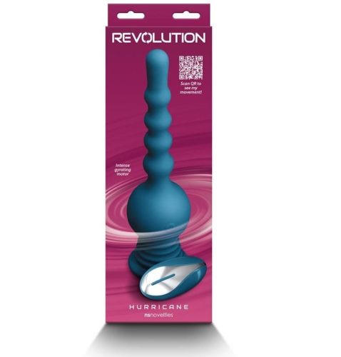 Revolution - Hurricane - Teal - Távirányítós vibrátor 27,3 cm