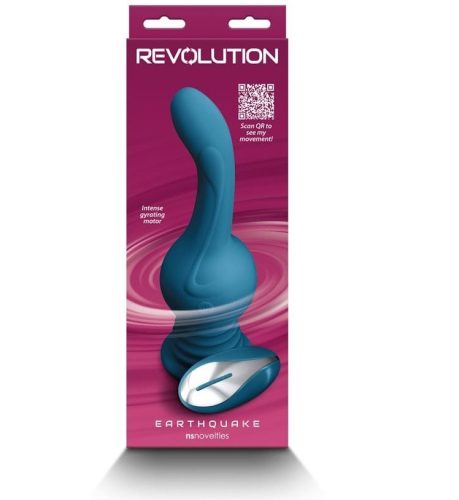 Revolution - Earthquake - Teal - G-pont vibrátor 23 cm