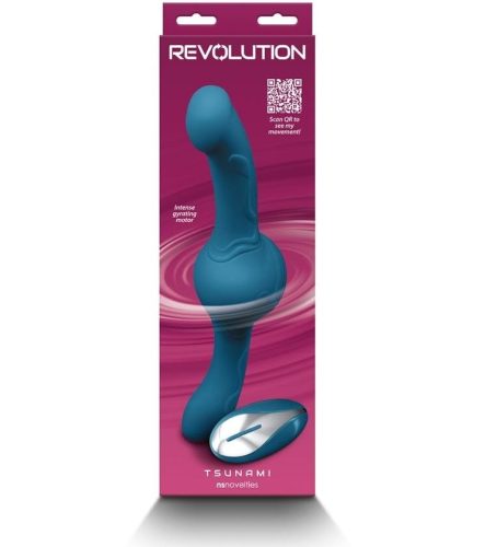 Revolution - Tsunami - Teal - G-pont vibrátor 30,2 cm