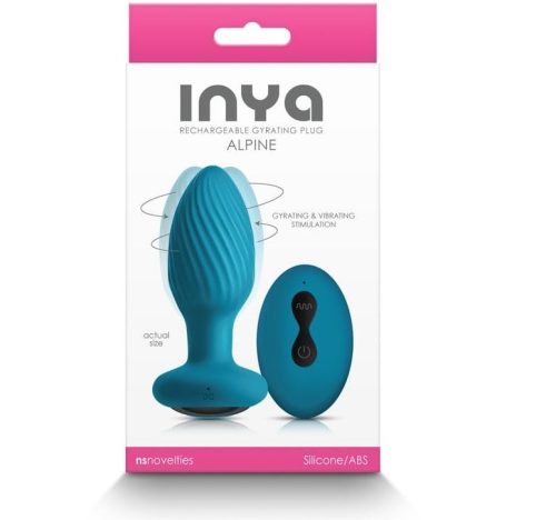 INYA - Alpine - Teal - Anál plug 9,8 cm