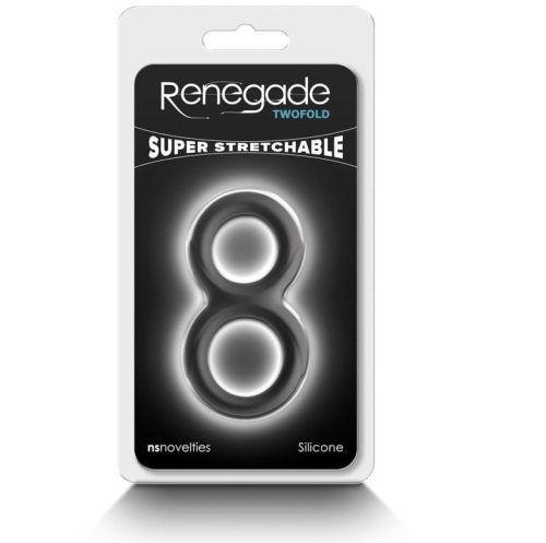 Renegade - Twofold - Black - Péniszgyűrű