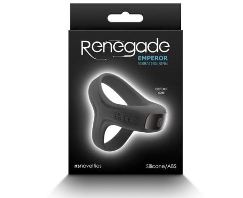 Renegade - Emperor - Black - Vibrációs péniszgyűrű