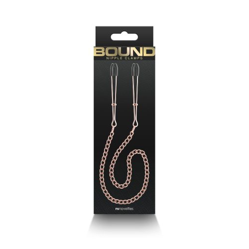 Bound - Nipple Clamps - DC3 - Rose Gold - Fém mellbimbó csipesz