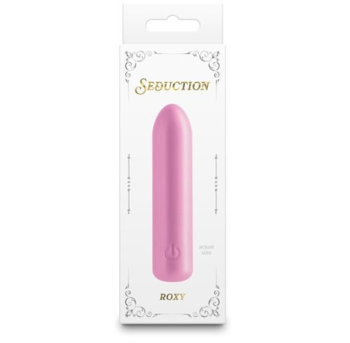 Seduction - Roxy - Metallic Pink - SZilikon rúdvibrátor 9 cm