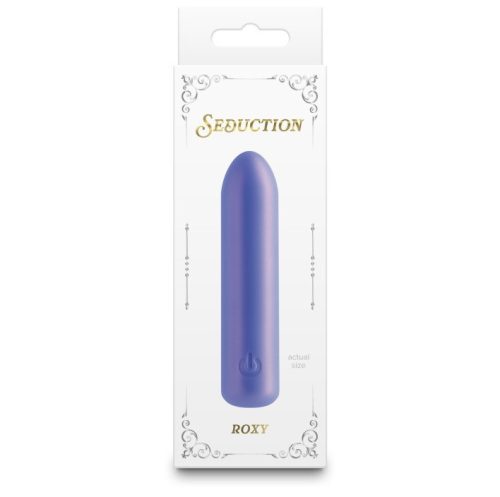 Seduction - Roxy - Metallic Blue - SZilikon rúdvibrátor 9 cm