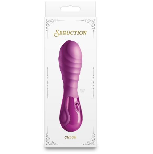 Seduction - Chloe - Metallic Pink - Vibrátor 13,8 cm