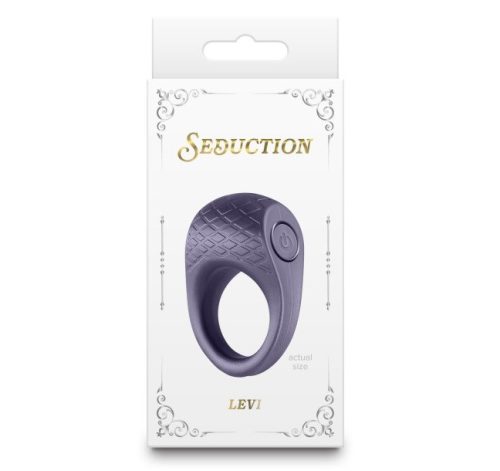 Seduction - Levi - Metallic Gray - Vibrációs péniszgyűrű