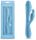 Obsessions - Scarlett - Light Blue - Klitoriszkaros, G-pont vibrátor 18,7 cm