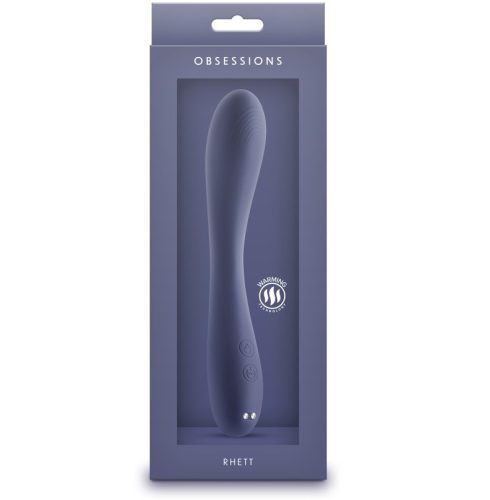 Obsessions - Rhett - Dark Blue - G-pont vibrátor 20 cm