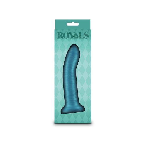 Royals - 6" Charlie - Metallic Teal - Élethű dildó 17 cm
