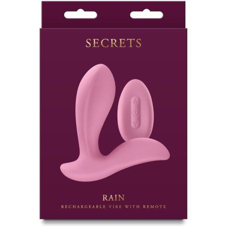 Secrets - Rain - Coral - Távirányítós vibrátor 