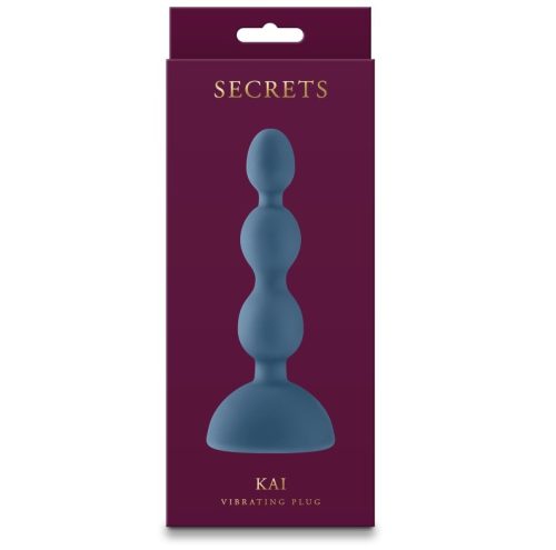 Secrets - Kai - Dark Teal - Anál plug 14,4 cm