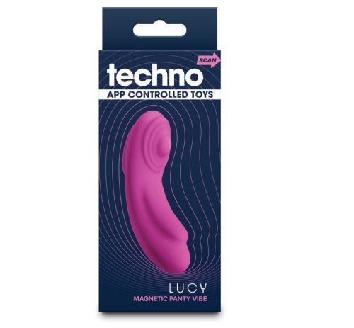 Techno - Lucy - Magenta - App vezérelt, Szilikon vibrátor