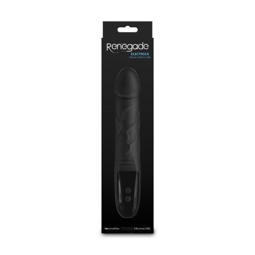 Renegade  - Electrica - Black - Élethű vibrátor 23 cm