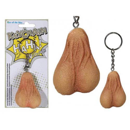 Metal key chain Testicle - Kulcstartó