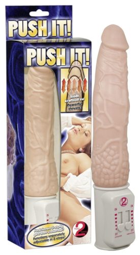 Push it! Vibrator - Élethű. lökő vibrátor 27,5 cm