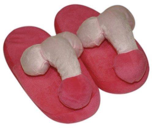 Penis Slippers - Plüss papucs
