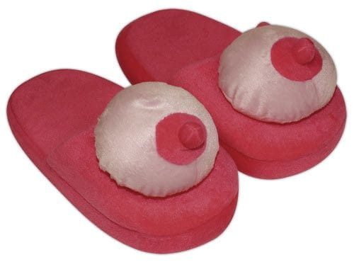 Boobs Slippers - Plüss papucs