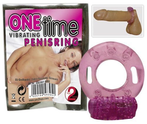 One Time Use Cock Ring - Vibrációs péniszgyűrű