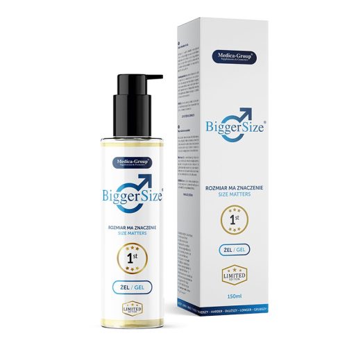 BiggerSize Gel - 150 ml - Serkentő, férfiaknak