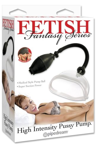 High Intensity Pussy Pump  Clear/Black - Vagina pumpa