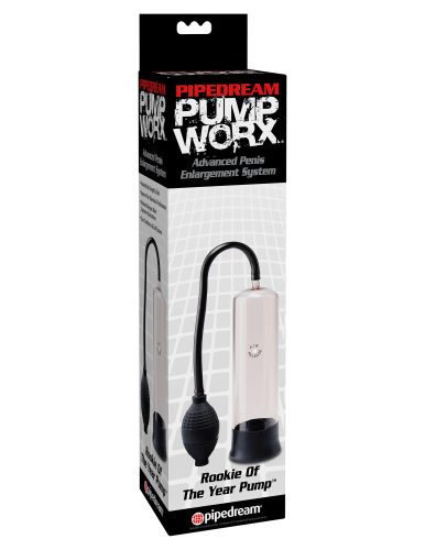 Rookie of the Year Pump  Clear/Black - Péniszpumpa