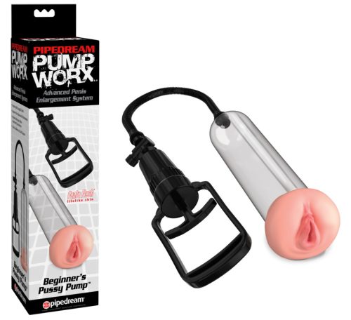 Beginner's Pussy Pump - Péniszpumpa, vaginabetéttel