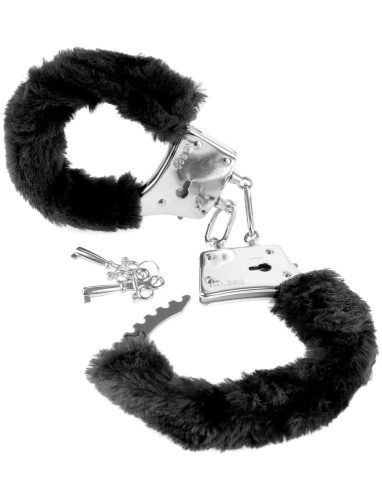 Beginner's Furry Cuffs  Black - Bilincs