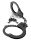 Designer Metal Handcuffs  Black - Bilincs