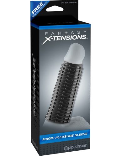 Magic Pleasure Sleeve  Black - Pénisz feltét