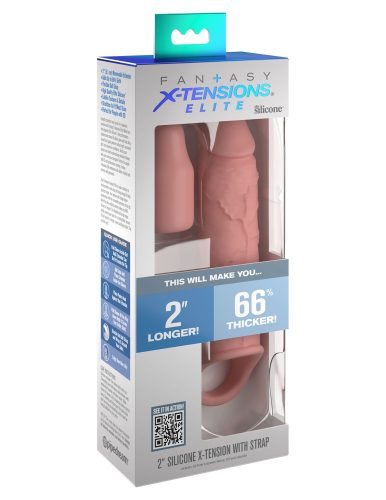 6" Extension with Strap Light - Pénisz hosszabbító