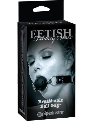 Breathable Ball Gag Black - Szájpecek