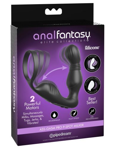 Ass-Gasm Pro P-Spot Milker Black - Prosztata vibrátor