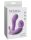 G-Spot Stimulate-Her  Purple - Melegítős, csiklóizgatós, G-pont vibrátor 11,4 cm