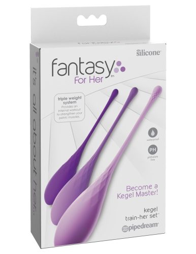 Kegel Train-Her Set  Purple - Gésagolyók