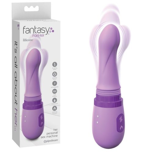 Her Personal Sex Machine Purple - G-pont vibrátor 21 cm
